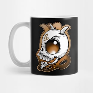 Capricorn skull Mug